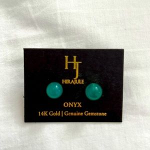 Onyx earrings. Never worn